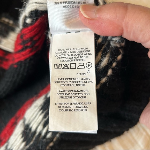 Polo Ralph Lauren Wool Alpaca Blend Geometric Sweater. Size Small. - Picture 10 of 12